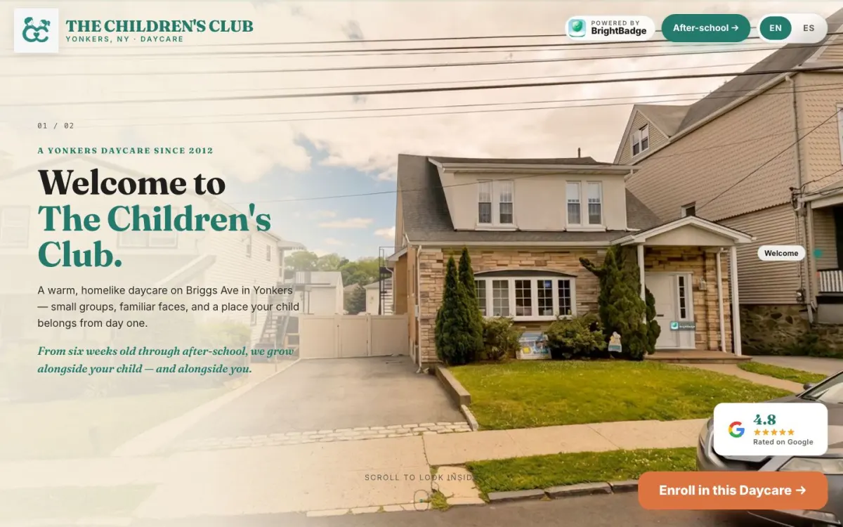 Homepage of The Children’s Club (thechildrensclubdaycare.org)